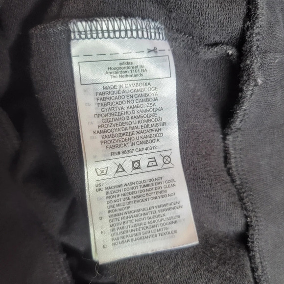 Adidas Winners Crew Rare Black and White Logo Women's Sweatshirt Size S - Picture 7 of 9